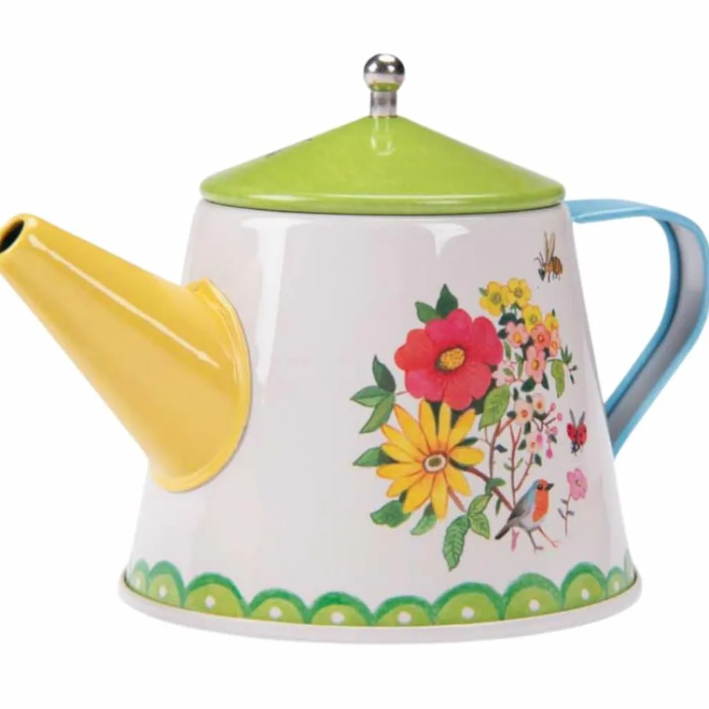 Valise dînette thé métal La Grande Famille - Reconditionné Dînette Et Aliments Factices