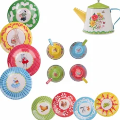 Best Valise dînette thé métal La Grande Famille Dînette Et Aliments Factices