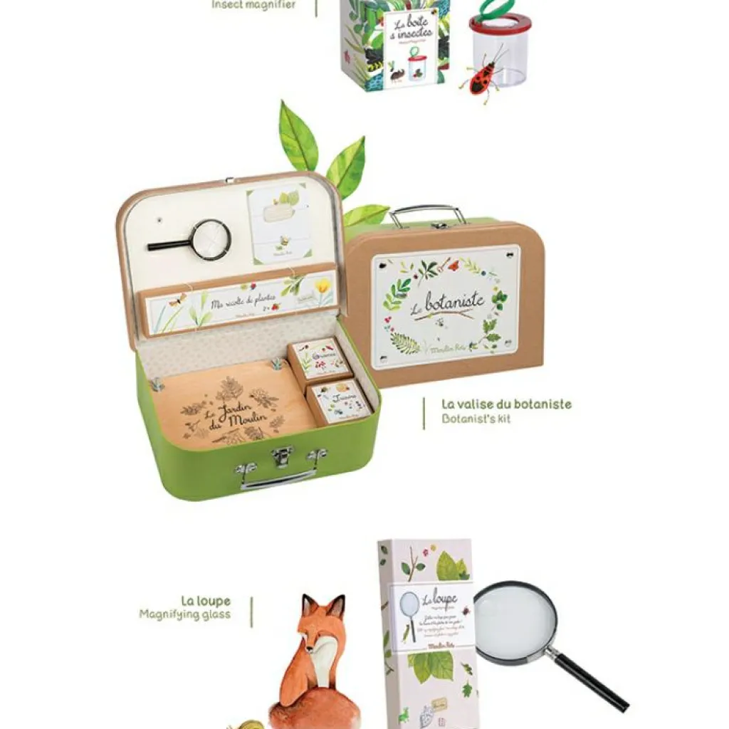 Valisette botaniste Le Jardin du Moulin Jeu D'Observation