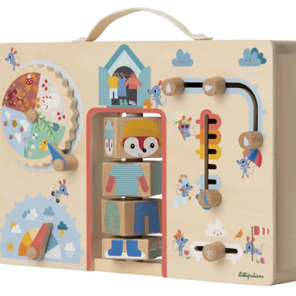 Hot Valisette découverte Alice Je m'habille selon la météo Jouet D'Activités