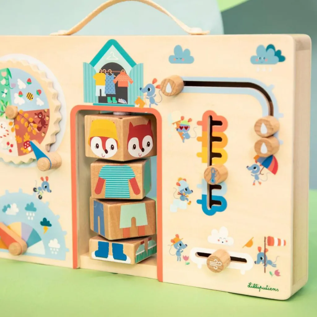 Hot Valisette découverte Alice Je m'habille selon la météo Jouet D'Activités