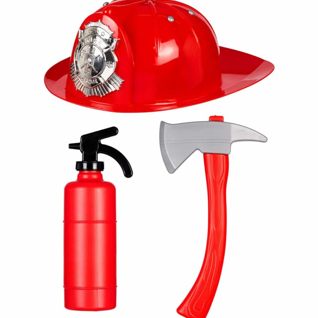 Discount Veste de pompier avec accessoires (5-7 ans) Enfant Déguisement Enfant