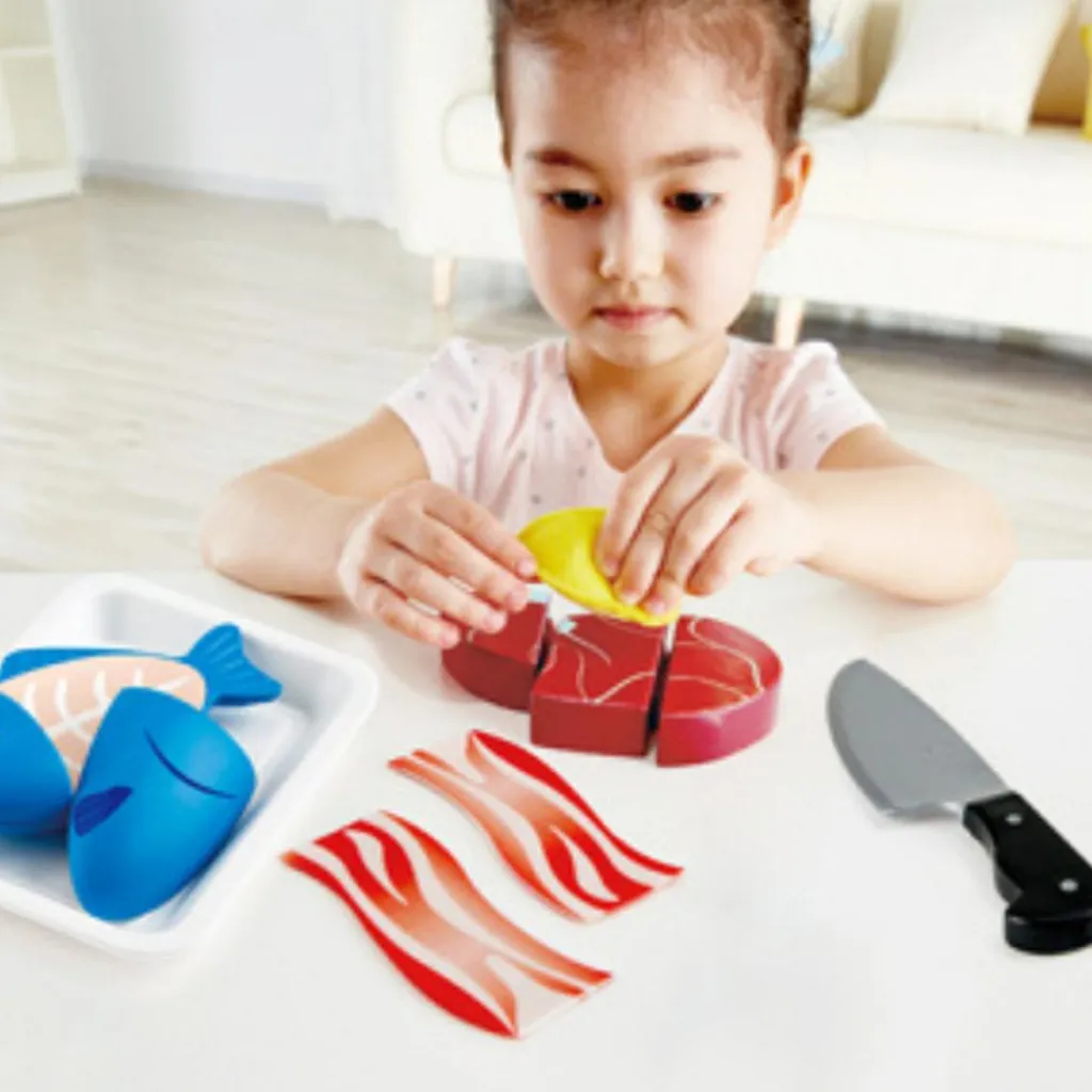 Clearance Viandes et poisson à découper Dînette Et Aliments Factices