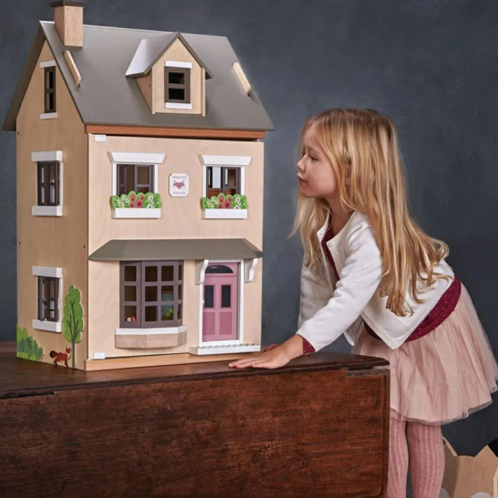 Discount Villa en bois Foxtail (16 pièces) Maison De Poupée Et Univers De Jeu