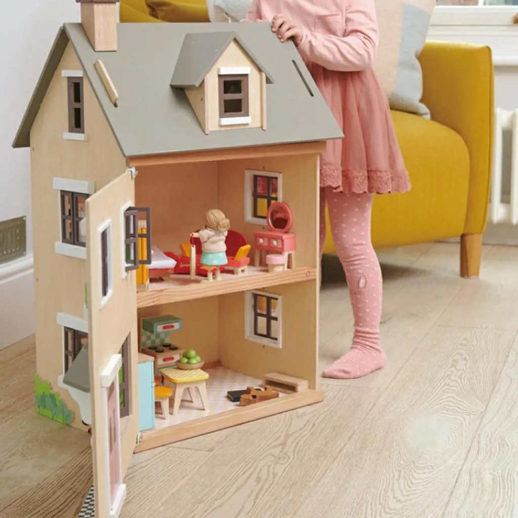 Discount Villa en bois Foxtail (16 pièces) Maison De Poupée Et Univers De Jeu