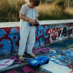 Voiture télécommandée bleue Kidycar Jeux D'Extérieur