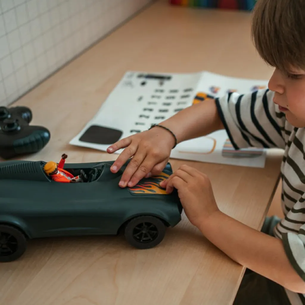 Voiture télécommandée verte Kidycar Jeux D'Extérieur