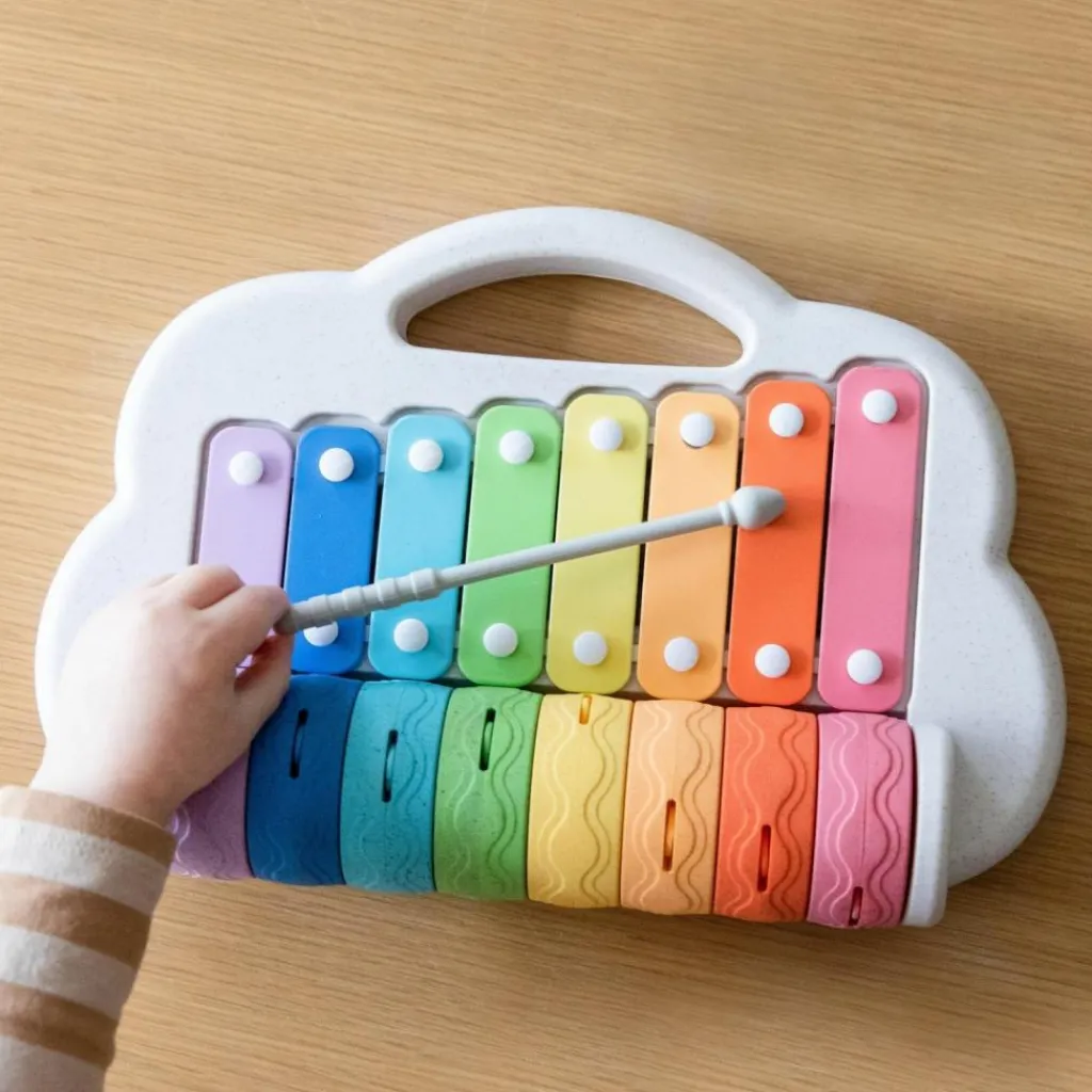 New Xylophone à rouleaux arc-en-ciel Instrument De Musique